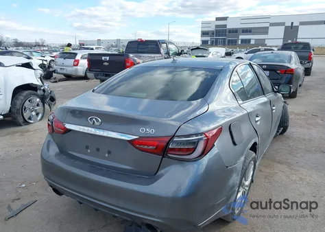 2019 Infiniti Q50 3.0T Luxe из США, поврежденный, VIN JN1EV7AP1KM543349